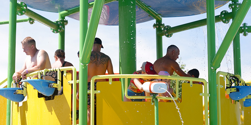 Mini Multi-Level Water Play Structure