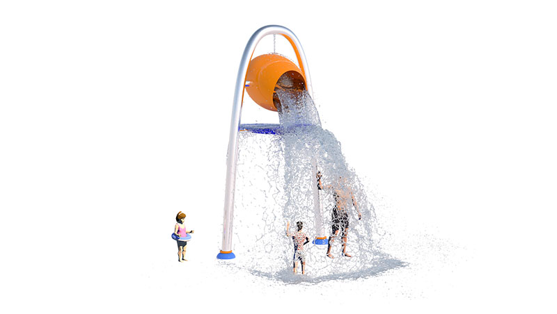 Water Park Interactive Splash Bucket